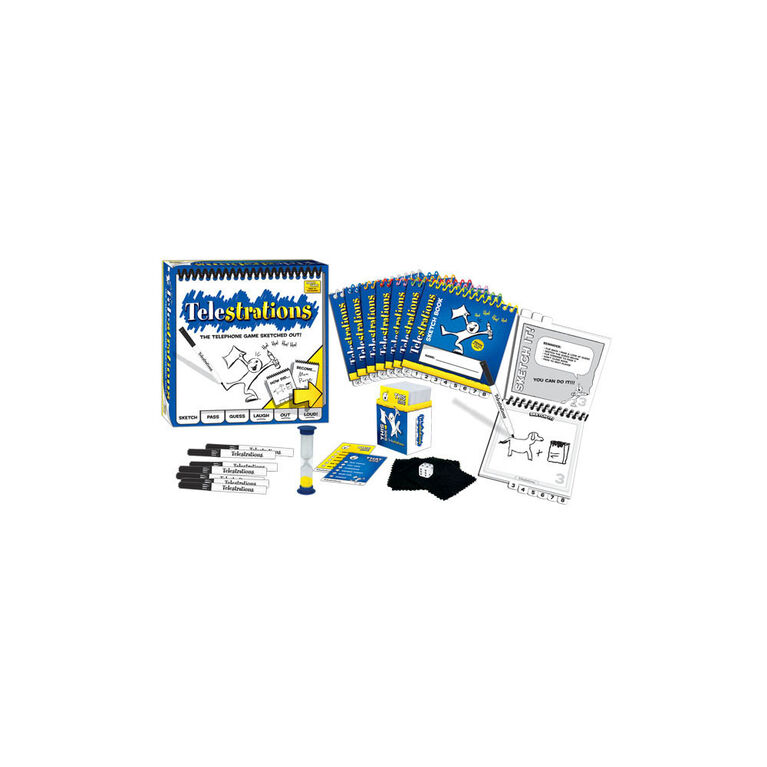 Telestrations 8 Player: The Original - English Edition