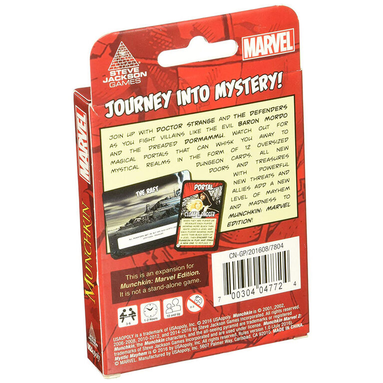 MUNCHKIN Marvel 2: Mystic Mayhem - English Edition