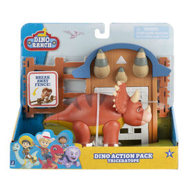 Dino Ranch - Dino Action Pack - Triceratops - R Exclusive