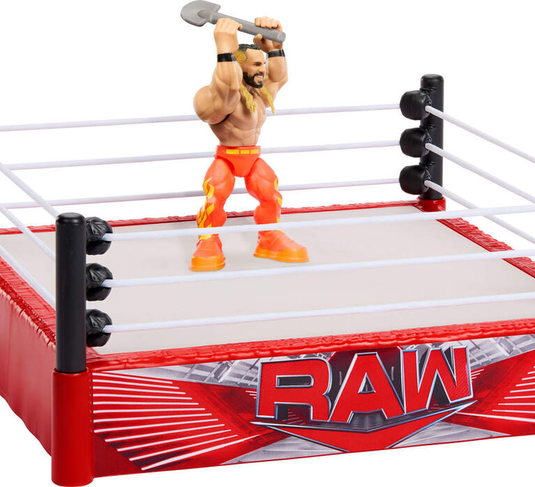 WWE Knuckle Crunchers Rebound Ring & Action Figure, Playset with Seth Rollins Mini Figure