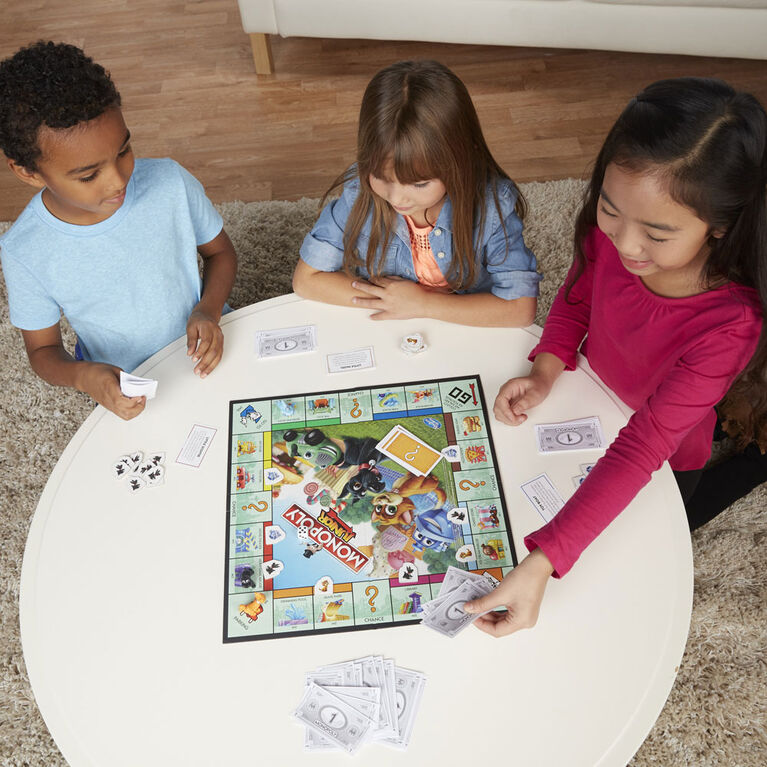 Monopoly Jr de Hasbro Gaming - les motifs peuvent varier