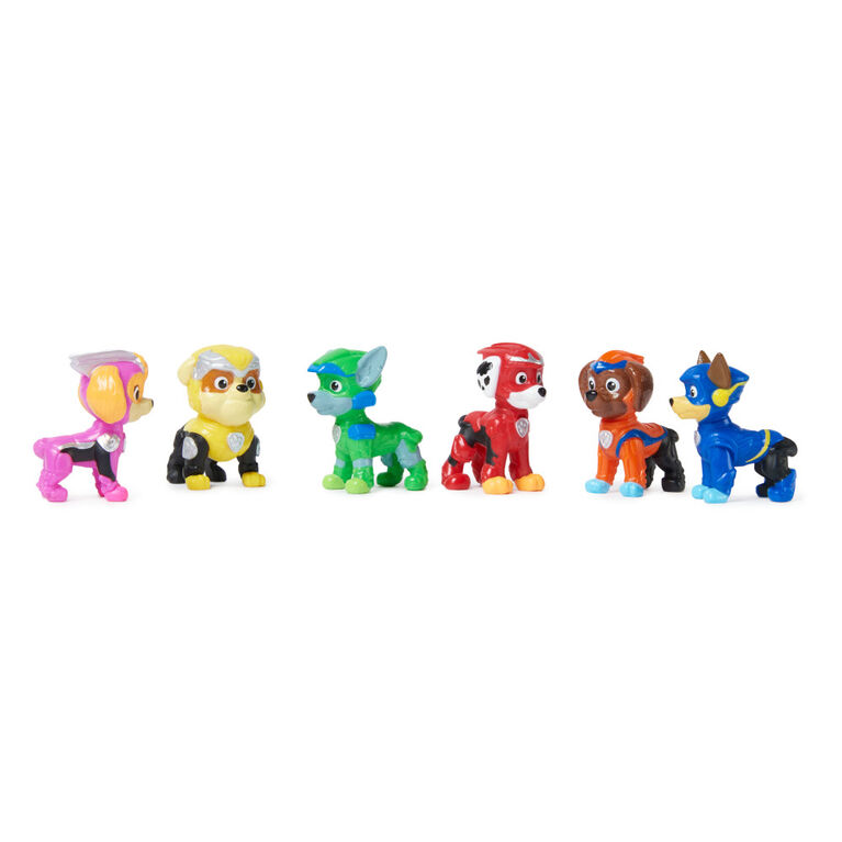 PAW Patrol: The Mighty Movie, Pup Squad Figures, Mighty Pups Rocky, Collectible PAW Patrol Figures