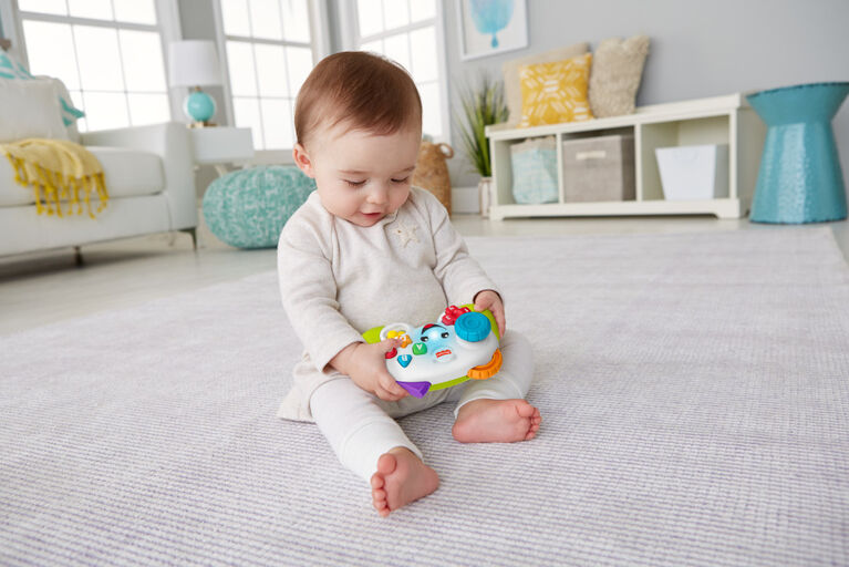 Fisher-Price Laugh & Learn Game & Learn Controller Musical Baby Toy with Lights, Multilanguage Version