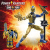 Power Rangers Dino Fury Gold Ranger 6-Inch Action Figure with Dino Fury Key and Dino-Themed Accessory