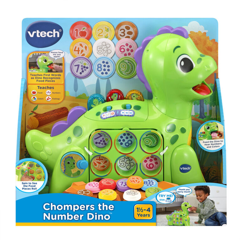 VTech Mon dino apprenti glouton - Édition  anglaise