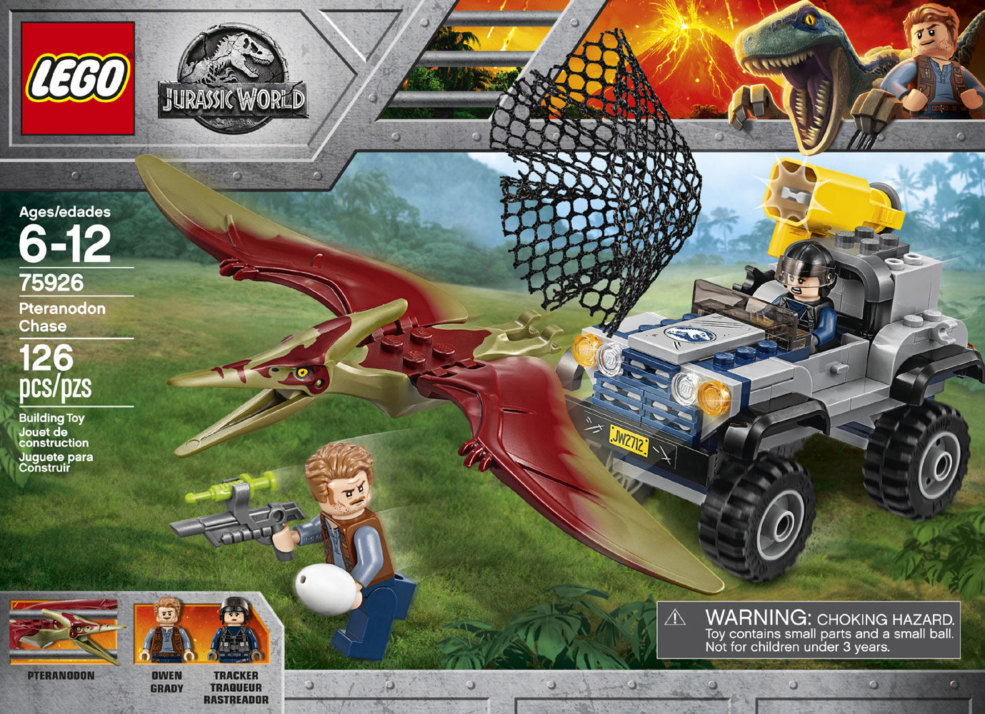 Lego jurassic world pteranodon chase store