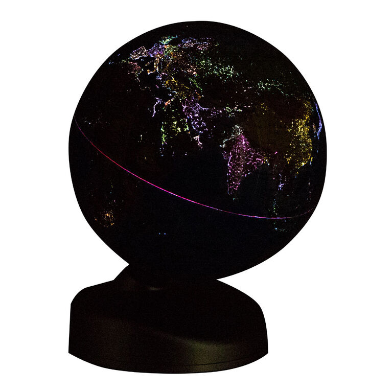 Globe terrestre lumineux 2 en 1