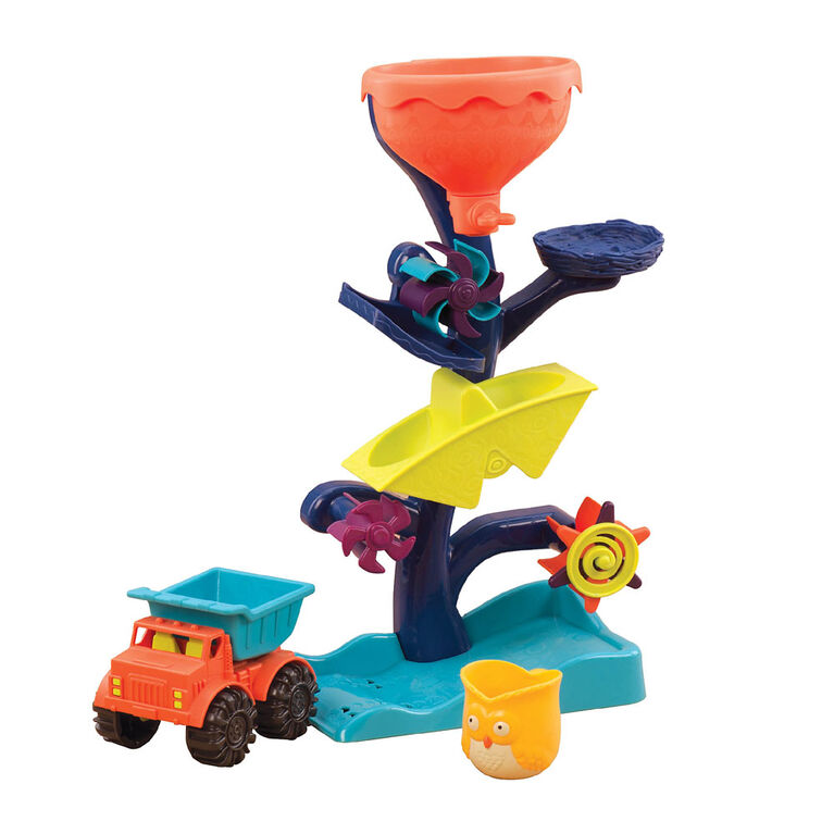 B. Toys Owl About Waterfalls Water Wheel