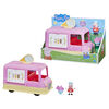 Peppa Pig Peppa's Adventures Peppa's Ice Cream Truck Vehicle Preschool Toy - French Edition - R Exclusive