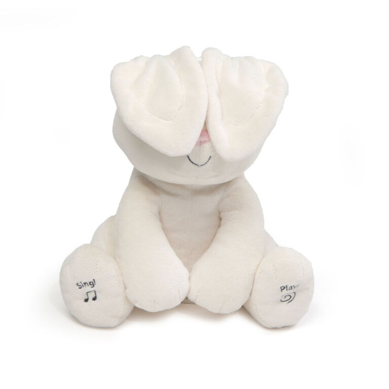 Baby GUND Flora The Bunny Animated Plush Stuffed Animal Toy, Cream, 12 inch