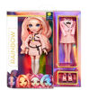Rainbow High Bella Parker : poupée-mannequin rose avec 2 tenues complètes et accessoires à agencer et associer
