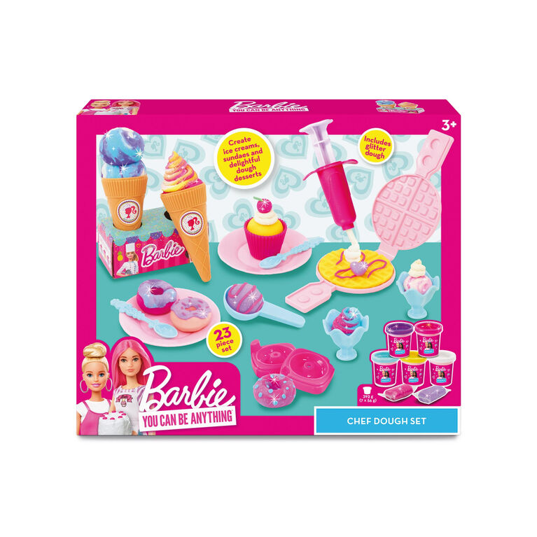 Barbie ensemble pâte à modeler chef - Notre Exclusivité