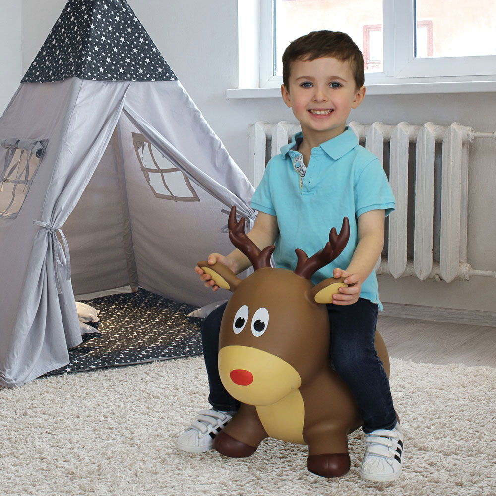 Hoilday Hopper Animal Bouncers Reindeer