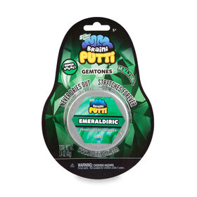 P&acirc;te &agrave; modeler BrainiPutti Gemtones Emeraldiric de OrbSlimy 40g