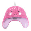 FlapJackKids - Baby, Toddler, Kids, Girls Reversible Sherpa Fleece Hat - Double Layered - Unicorn/Narwhal - Medium 2-4 years