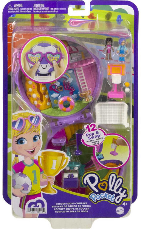 Polly Pocket Race & Rock Arcade Compact 12 Pop & Swap Pieces New By Mattel