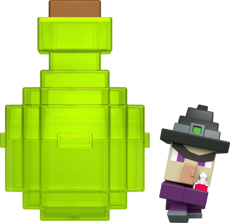 Minecraft Mini Mode Potion Brewing Action Figures with Color Reveal (Characters May Vary)