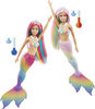 ​Barbie Dreamtopia Rainbow Magic Mermaid Doll with Rainbow Hair and Water-Activated Color Change Feature