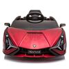 KidsVip 12V Kids & Toddlers 4WD Lamborghini Sian Ride on Car w/Remote Control - Red