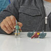Star Wars Mission Fleet, Boba Fett Capture in the Clouds, classe équipement, figurine de 6 cm avec véhicule
