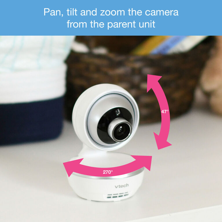 VTech VM5261 - 5 Pan & Tilt Video Monitor with Wide Angle Lens and Standard Lens