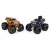 Monster Jam, Monster trucks Mohawk Warrior vs Jester officiels qui changent de couleur en métal moulé, échelle 1:64