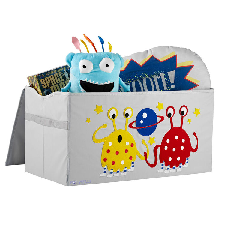 Potwells - Baby Kids Toddler Toy Storage Chest/Trunk Organizer - Alien