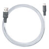 Ventev Charge/Sync Alloy USB A to USB C Cable 6ft Jet Blanc