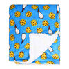 Jesse & Lulu Lounge Blanket with Sleep Mask: Blue Milk & Cookie