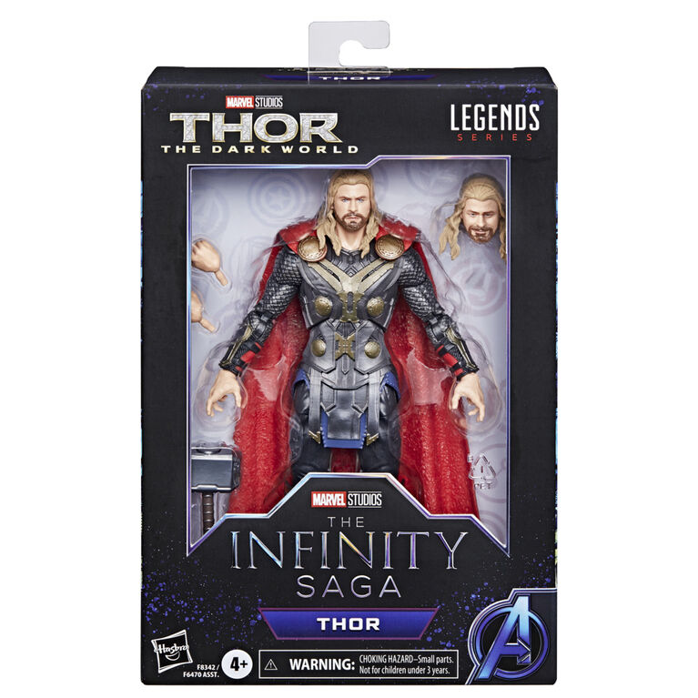 Hasbro Marvel Legends Series Thor, Thor: The Dark World 6 Inch Marvel Legends Action Figures