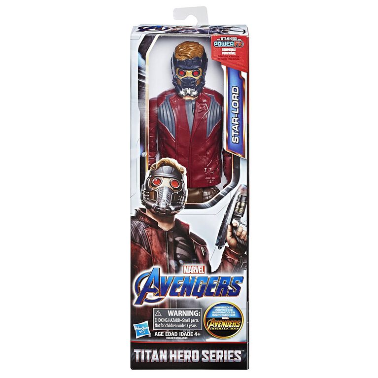 Marvel Avengers Titan Hero Series - Figurine Star-Lord avec port Titan Hero Power FX.