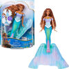 Poupée mode Ariel Transformable La Petite Sirène de ​Disney, transformation d'humaine en sirène, jouets inspirés du film
