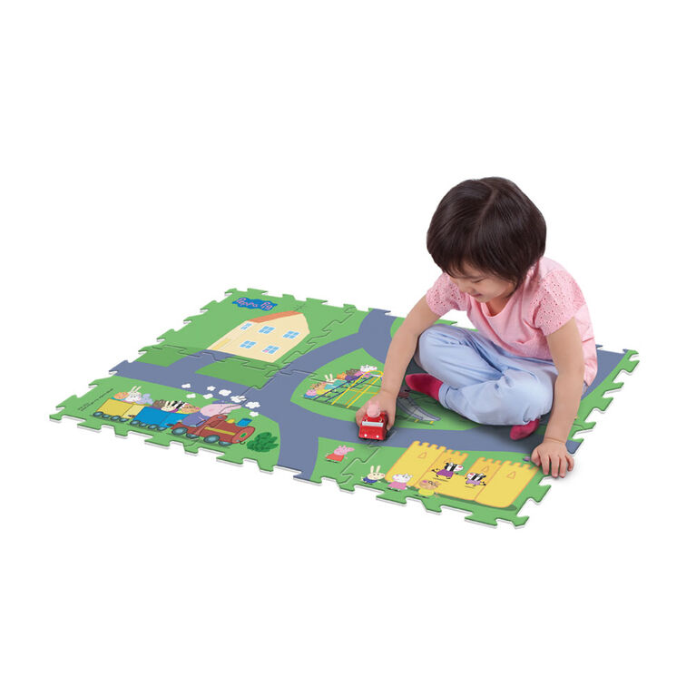 MEGAMAT - Peppa Pig  6 Piece Tile Playmat