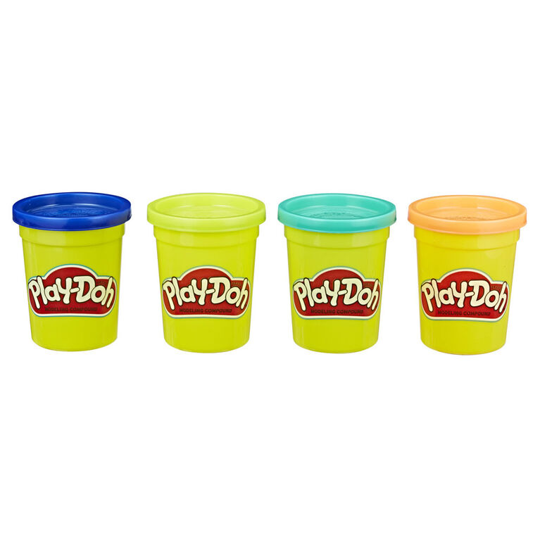 Play-Doh Modeling Compound 4-Pack of 4-Ounce Cans (Wild Colors)