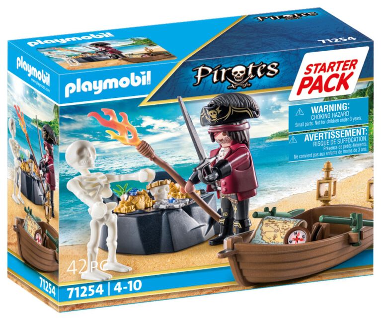 Playmobil - Starter Pack Pirate with Rowing Boat