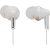 Écouteurs ergonomiques à isolation sonore RPHJE125 de Panasonic - blanc