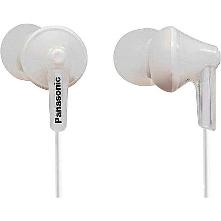 Panasonic RPHJE125 Noise Isolating Ergofit Earbuds - White