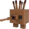 Minecraft Legends Wood Golem Figurine articulée avec fonctions d'attaque et accessoire