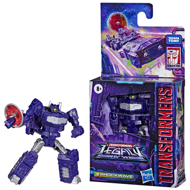 Transformers Toys Generations Legacy Core Shockwave Action Figure, 3.5-inch