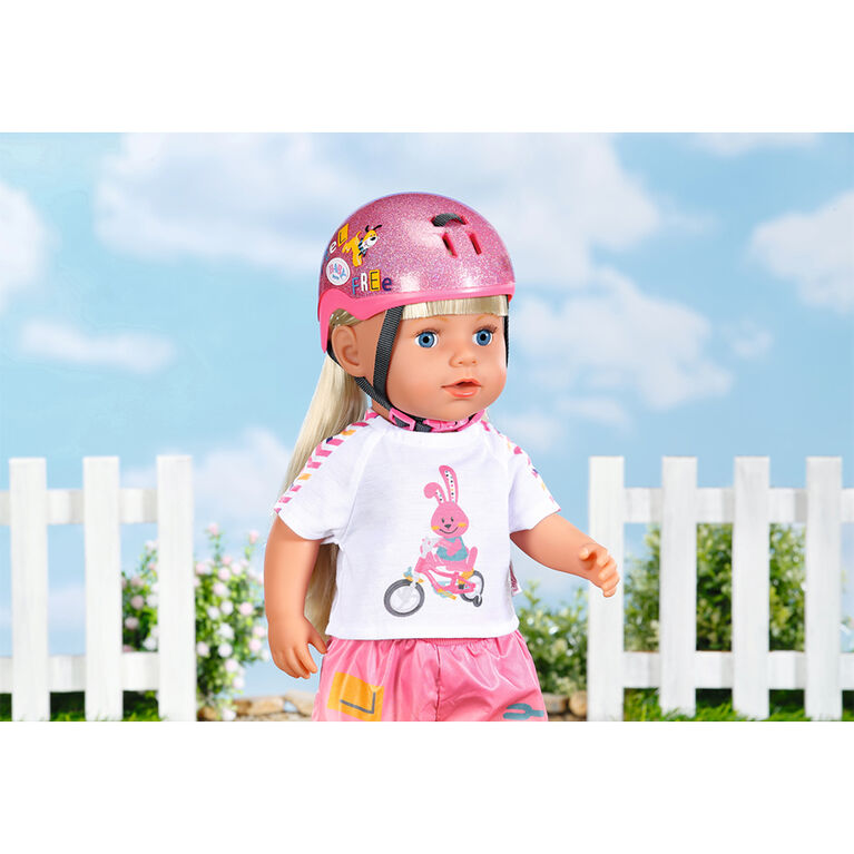 Casque de vélo BABY born pour poupée de 43 cm