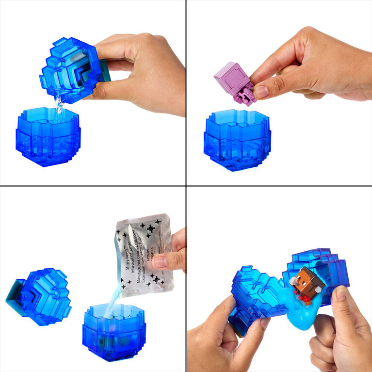 Minecraft Mini Mode Potion Brewing Action Figures with Color Reveal (Characters May Vary)