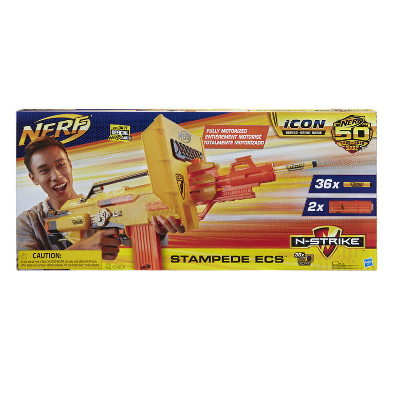 Blaster jouet motorisé Stampede ECS Nerf N-Strike - Notre exclusivité