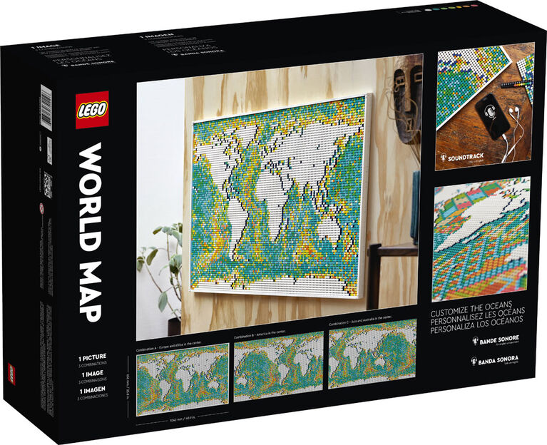LEGO ART Carte du monde 31203 (11695 pièces)