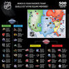 Masterpieces Puzzle Company NHL All Teams 500 Piece League Map Puzzle