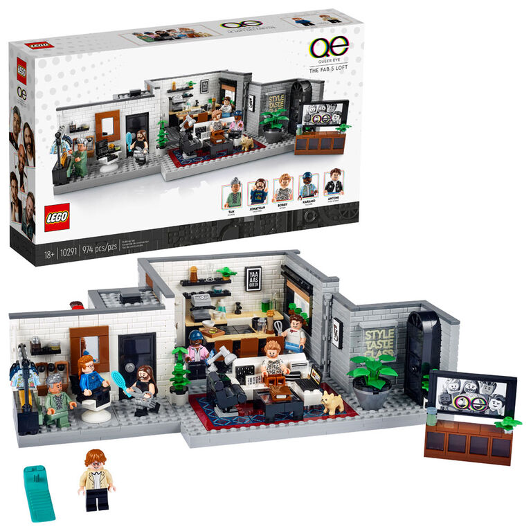 LEGO Icons Queer Eye - Le loft des Fab Five 10291 (974 pièces)