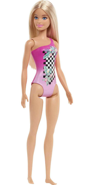 ​Barbie Dolls Wearing Swimsuits, Pink Swimsuit