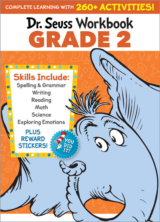 Dr. Seuss Workbook: Grade 2 - Édition anglaise