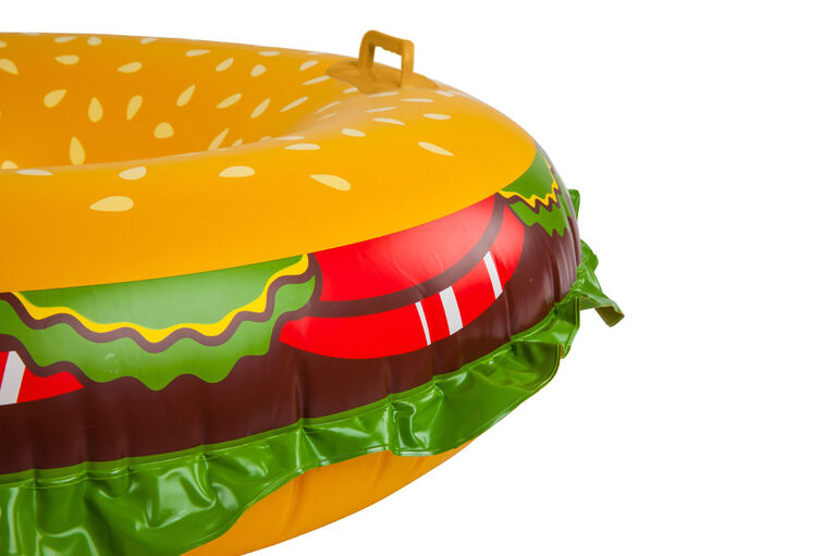 BigMouth Inc Grosse Chambre A Air Pour La Neige, en forme de cheeseburger - Édition anglaise