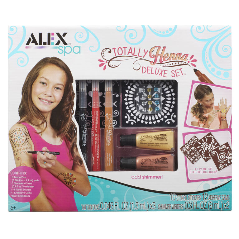 ALEX Totally Henna Deluxe Set - English Edition