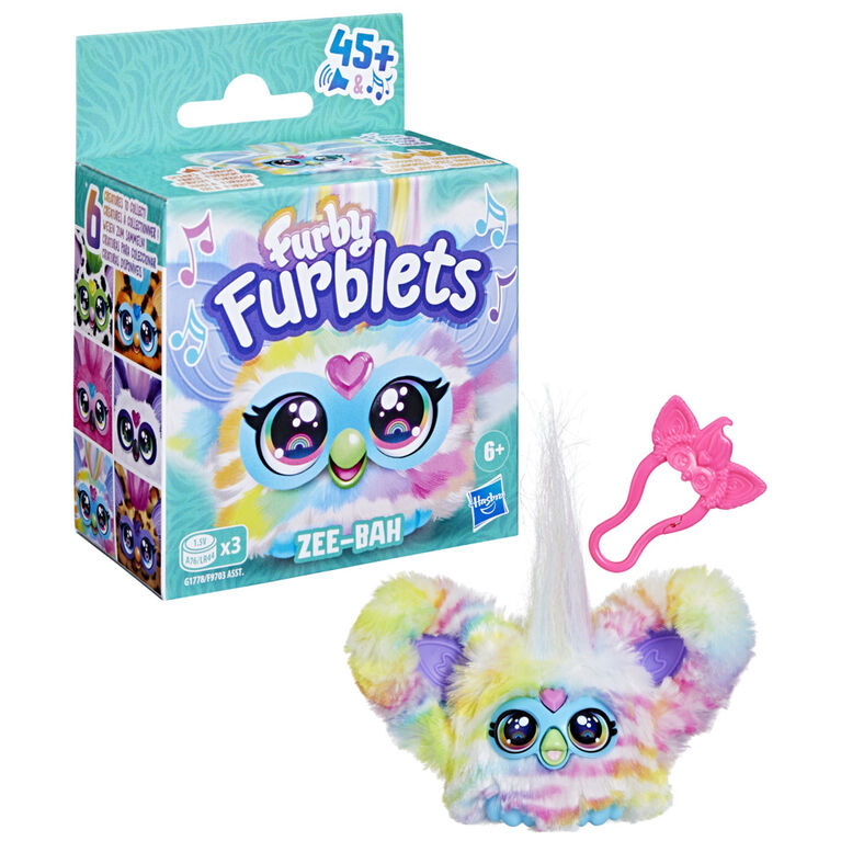 Furby Furblets Zee-Bah Zebra Mini Plush Toy